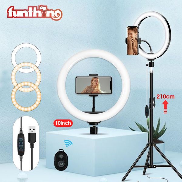 

video fill ring light profissional pography usb lamp with tripod stand dimmable led selfie for youtube makeup flash heads