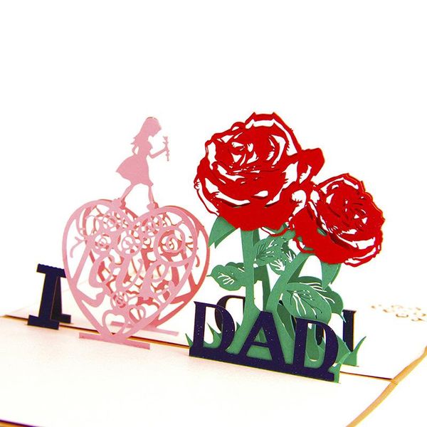 

greeting cards father's day up 3d card for dad gifts christmasthanksgiving fathers