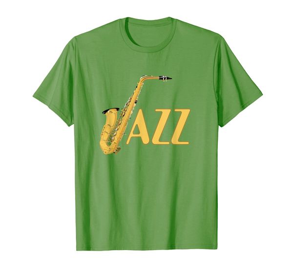 

jazz saxophone t-shirt - music lovers sax player shirt, White;black
