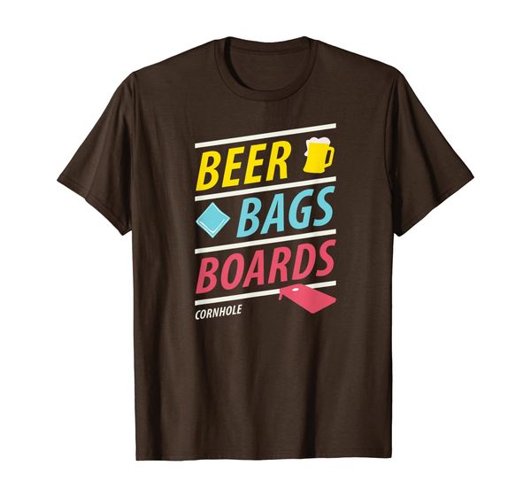 

Cornhole Funny Beer Bags Boards Retro Gaming T-Shirt, Mainly pictures