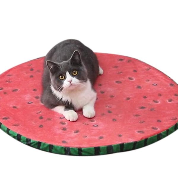 

kennels & pens pet dog mat ice silk cold watermelon sponge pad cool kennel cat litter