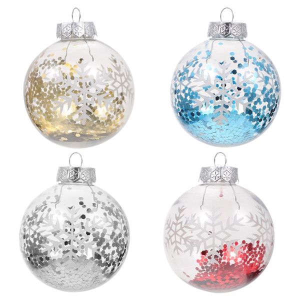 

party decoration 1 box of christmas ornaments plastic xmas tree hanging ornament