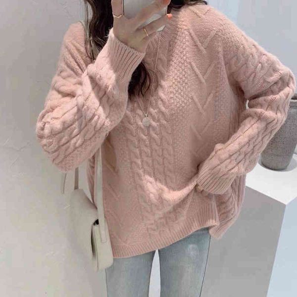

women's sweaters new autunm female winter sweatshirt of large wild dimensions 7 elegant colors fashion pullovers s otze, White;black