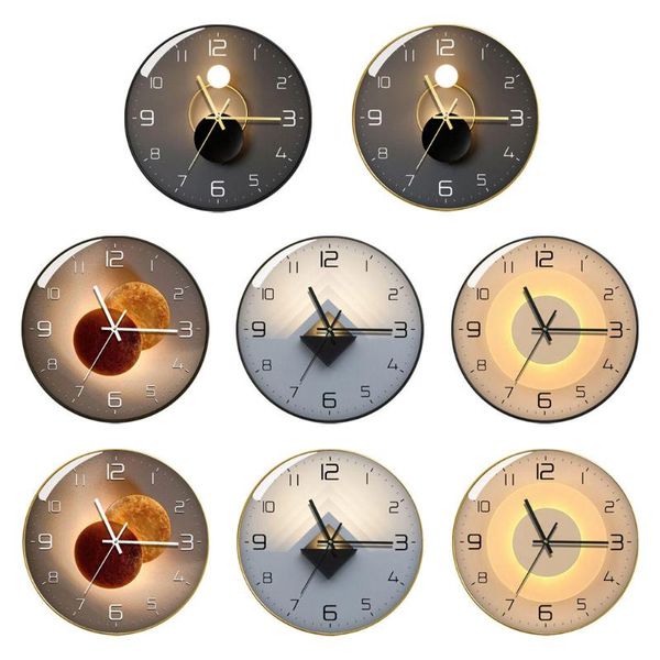 

wall clocks modern 12 inch simple decoration fashion round battery operated quartz clock for kitchen home school living room bedroom