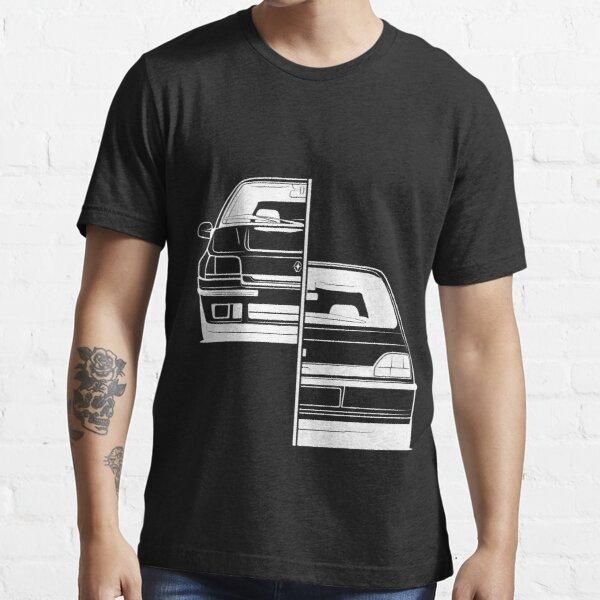

men's renault clio williams shirt design essential t-shirt t-shirts, White;black