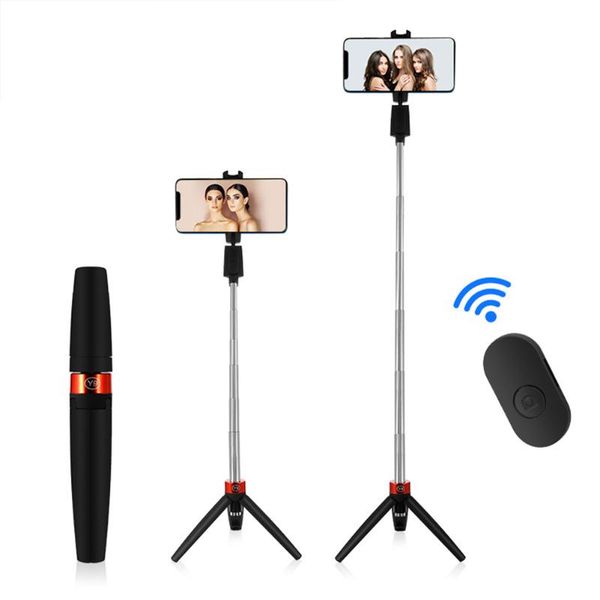

fashion 3 in 1 wireless bluetooth selfie stick for with tripod foldable bracket handheld monopod youtube tiktok y9 monopods
