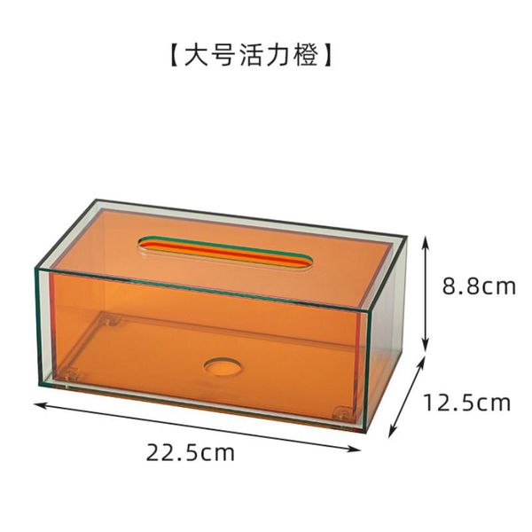 

tissue boxes & napkins nordic creative box modern simple storage small acrylic blue orange clear kotak cool home stuff ae50zj