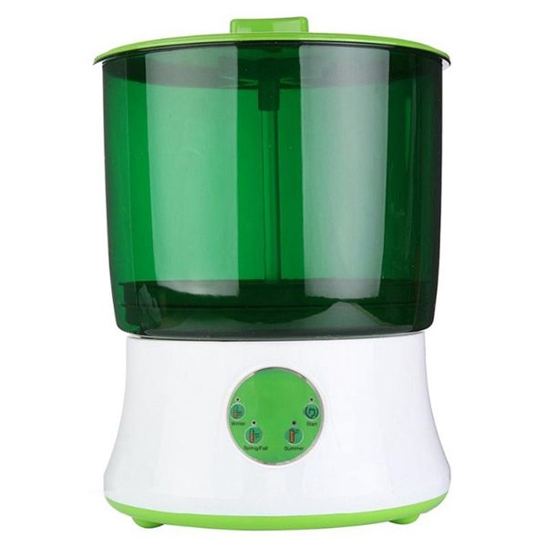 

deals digital home diy bean sprouts maker 2 layer automatic electric germinator seed vegetable seedling growth bucket s wine making mach