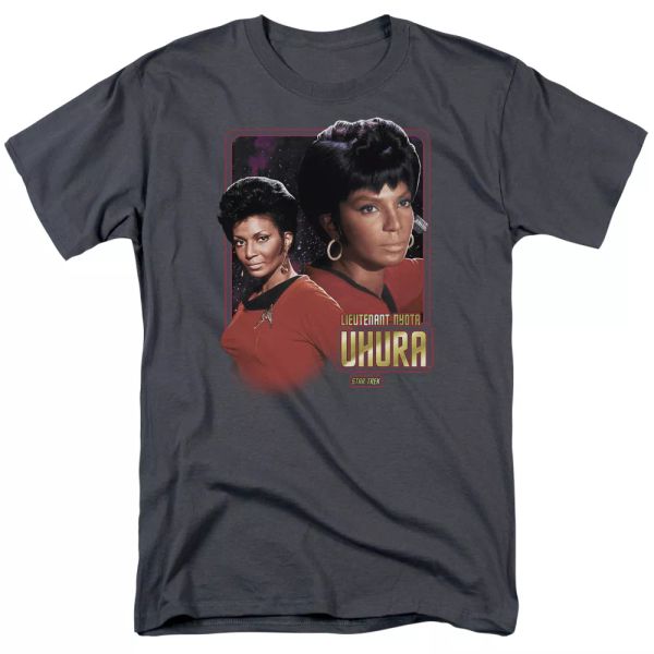 

star trek lieutenant uhura tv show t-shirt sizes s-3x new, White;black