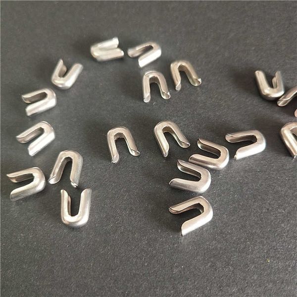

300pcs wholesale 4/5mm stainless spiral steel bone cap for underwear accessories 210901, Black