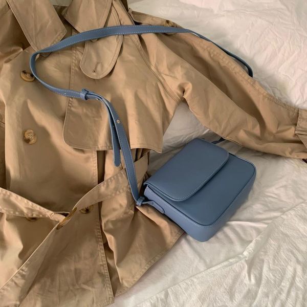 

evening bags bag female south korea diagonal small package wild retro college blue 2021 summer shoulder girls tote