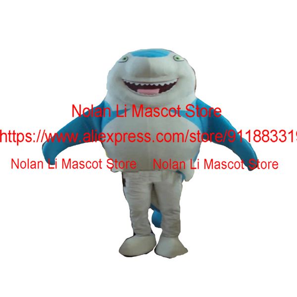 

mascot doll costumeblue shark mascot costume cartoon set role playing party game advertising carnival halloween easter festival size b, Red;yellow