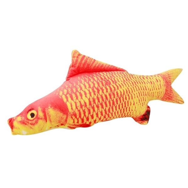 

cat toys cats plush simulation fish pet playing supplies drop