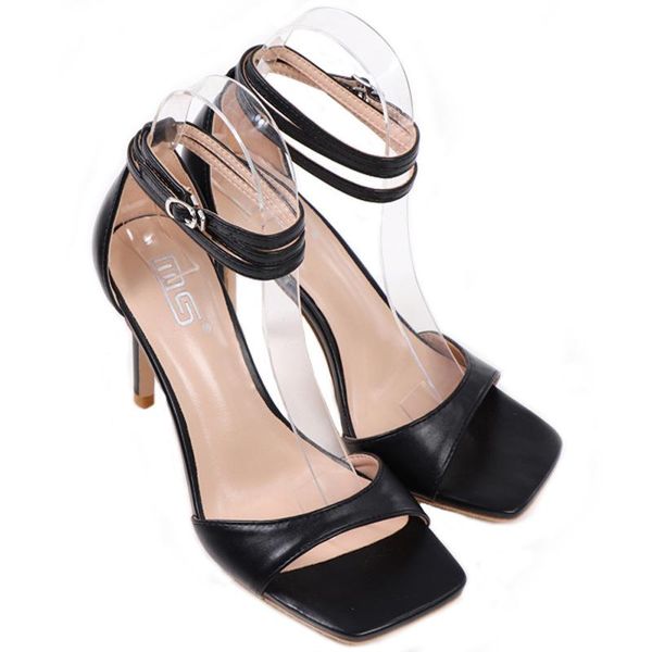 

sandals lmcavasun 2021 summer fashion ladies strappy high heels, Black