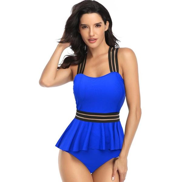 

swimsuit cross bandage one-piece ladies female swimwear bathing suits