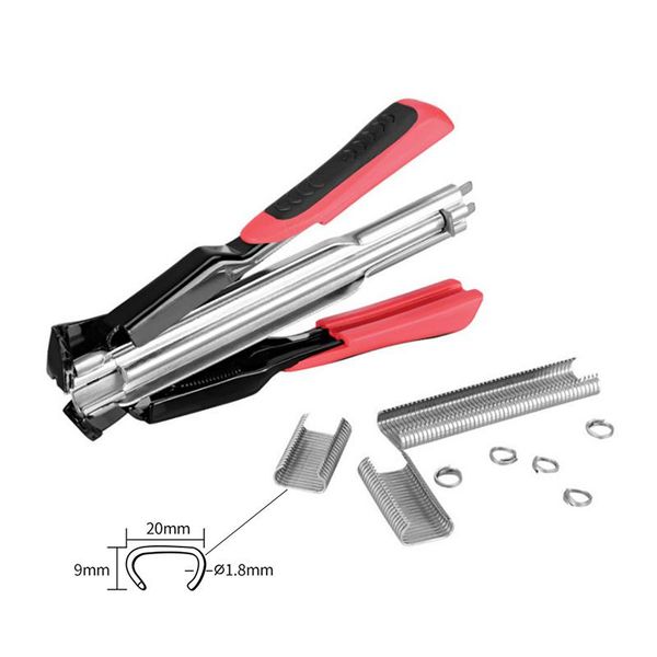 

power tool sets c type manual nail gun assembling cage pliers chicken birds poultry cages fence installation animal accessories