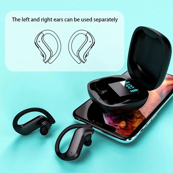 

5.0 earphones touch control wireless headphone waterproof headsets cell phone