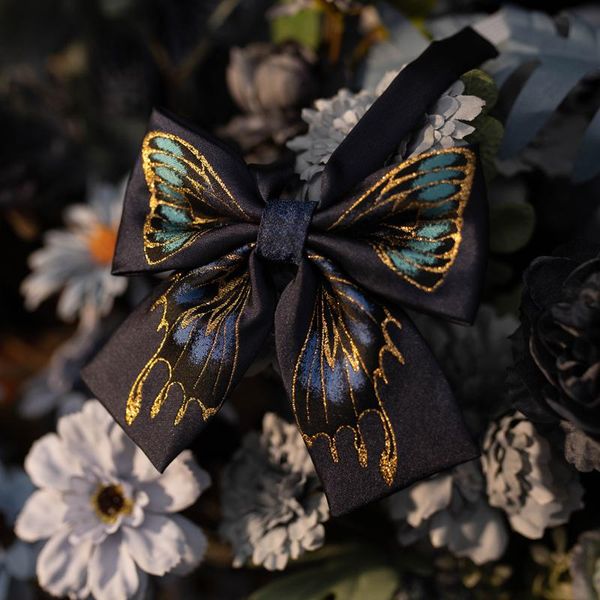 

neck ties college students butterfly bowties lady korea stylish cute bow girls japanese school pure sweet bowtie elegant fair maiden, Blue;purple