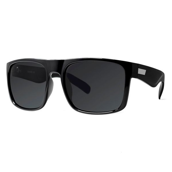 

sunglasses juli square oversized polarized for big heads men retro vintage sun glasses uv protection fishing eyewear 8130, White;black