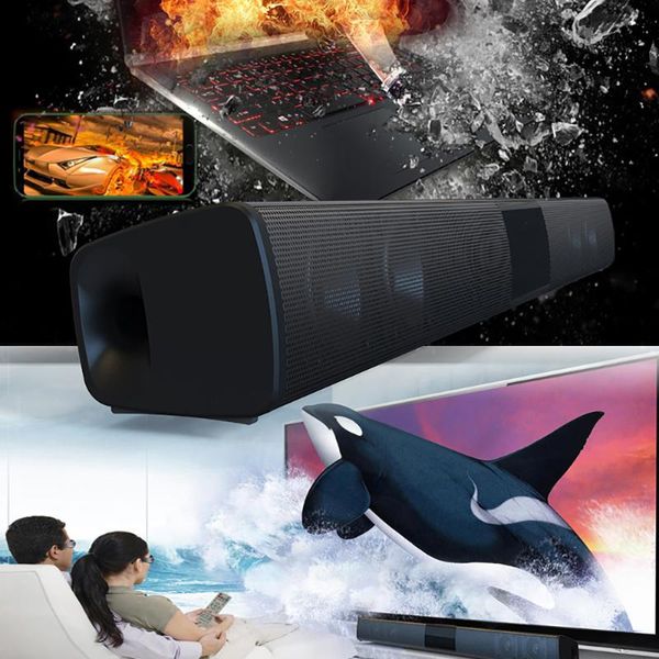 

mini speakers wireless bluetooth speakerbluetooth tv speaker soundbar home theater subwoofer lossless audio long standby tf card support