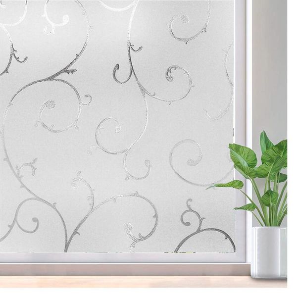 

window stickers luckyyj privacy film static clings 3d decals for glass door home heat control anti uv