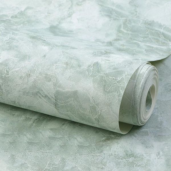 

53cmx10m modern simple marble pattern pvc plain 3d wallpapers nordic high-end living room bedroom background luxury household