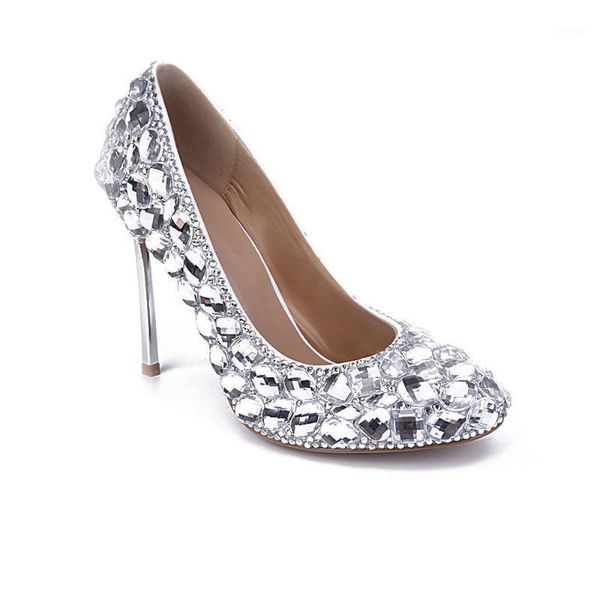 

sandals dream princess korean sweet stiletto high heels shallow mouth slimming iron heel rhinestone banquet women's wedding shoes1 1bfw, Black