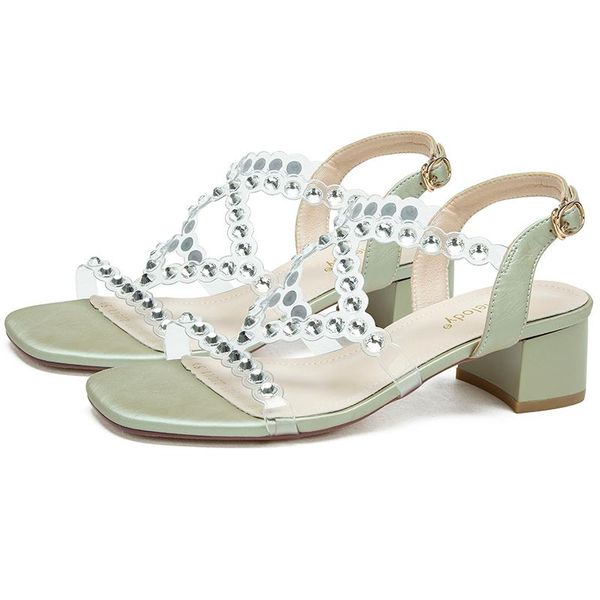 

summer beige green women sandals 4cm high heels femme shoes 21803ayy4533, Black