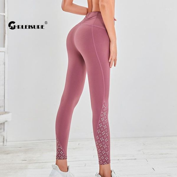 

yoga outfit chrleisure print sport leggings peach hip lift quick dry women's pants tight breathable gym fitness sportswear