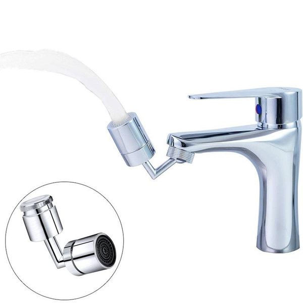 

tap aerator 720 rotation universal splash-proof swivel water saving faucet bathroom removable filter foamer other faucets, showers & accs