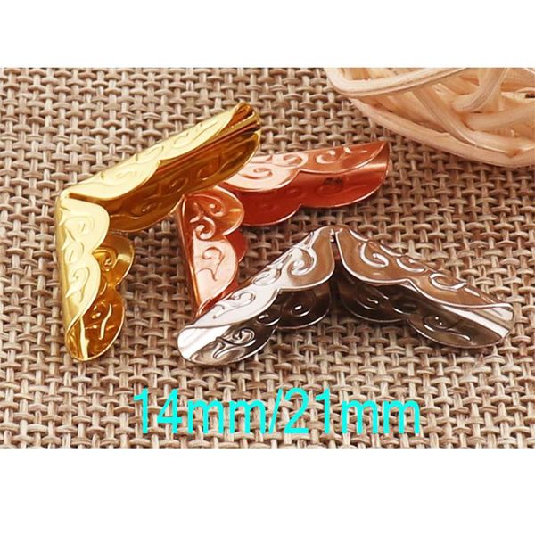 

craft tools 100 pcs box corner rose gold silver metal protectors picture frame corners jewelry wine feet c