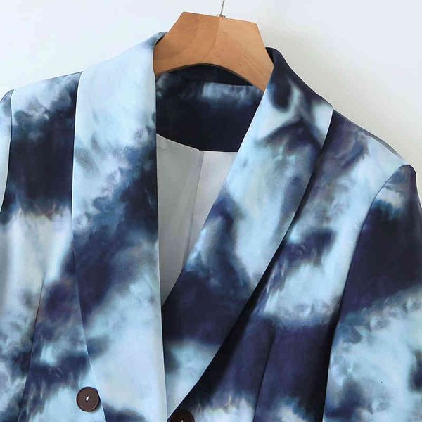 

fashion women printed blazer long sleeve korea style female suit office ladies autumn outwear, White;black