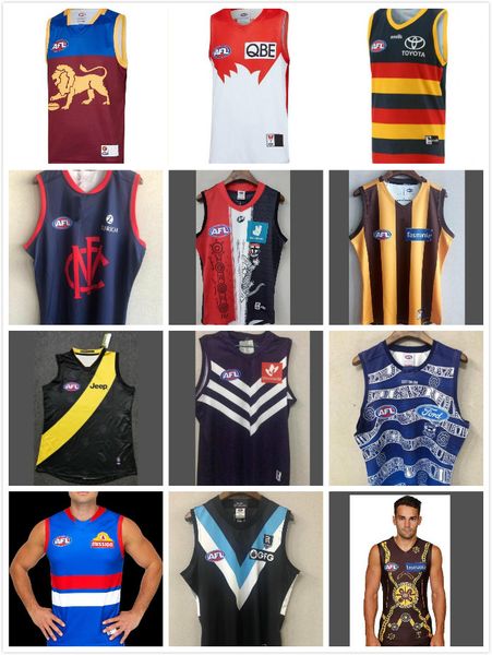 

2021 afl vest coast eagles geelong cats rugby jerseys tees essendon bombers melbourne blues adelaide crows st kilda saints gws giants guerns, Black;gray