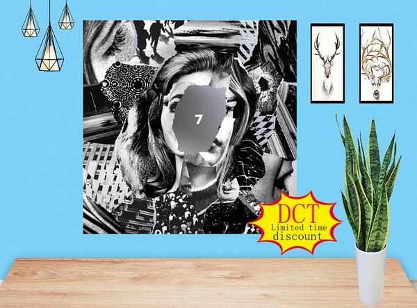 

7 beach house album poster dream pop music cover art print music album cover silk art print