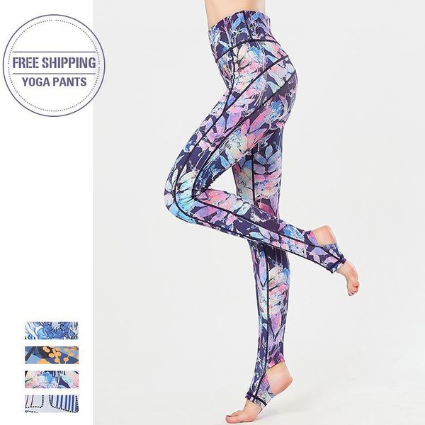 

yoga outfits pants women high waist print sports legging fitness gym running tights female athletic breathable leggings1, White;red