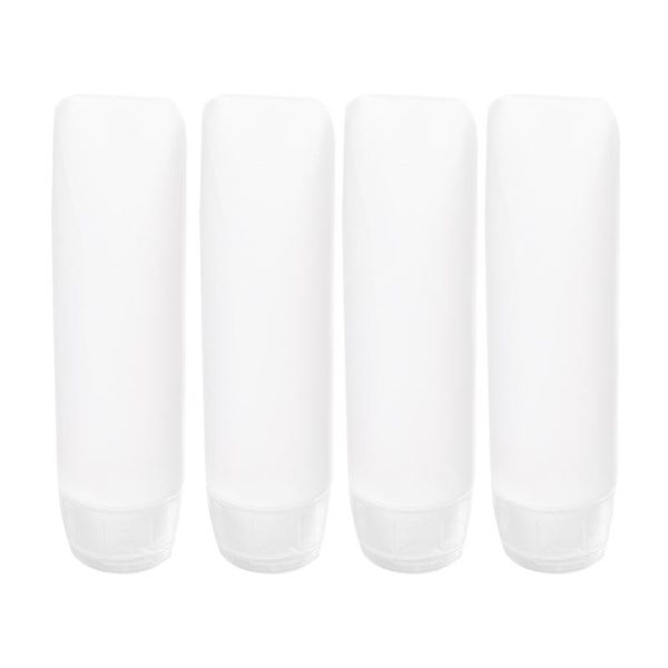 

storage bottles & jars 4pcs 30ml empty squeezed cosmetic container dispenser refillable cosmetics tube bottle with cap for travel use