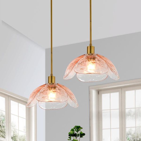 

home decoration modern e27 glass pendant lamp kitchen chandeliers for bedroom living room bedside dining table indoor lighting lamps