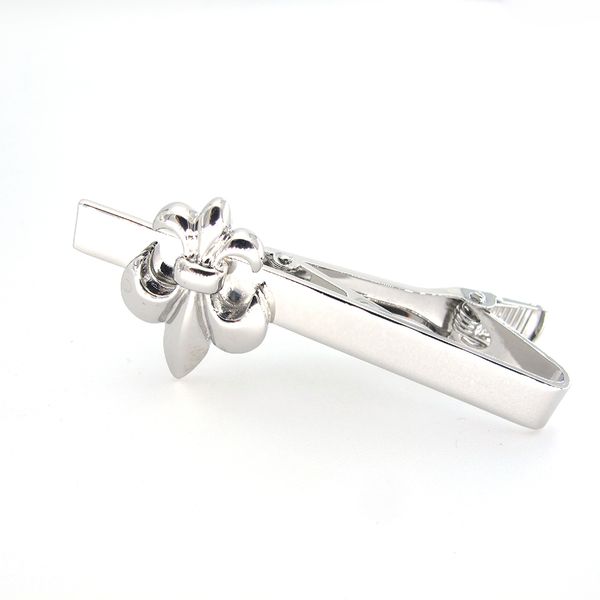 

novelty design classic tie clips for men quality brass material fashion tie pins, Silver