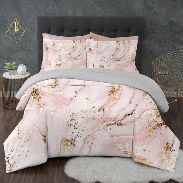 

bedding sets princess quilt cover pink bed pillowcase for girls solid color 220x240 duvet king size with sheet set