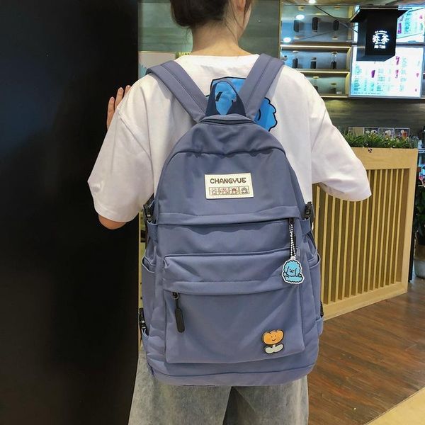 

backpack mochila feminina com estilo formal, nova bolsa escolar casual de gran capacida para adolescentes ombro estudantes d7n2