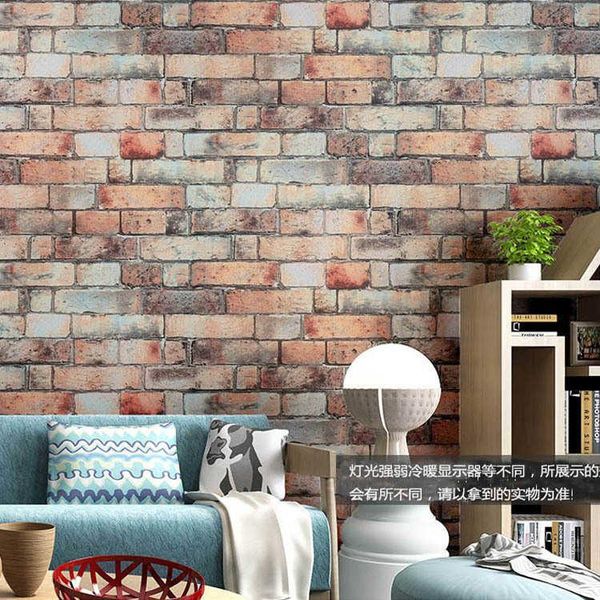 

wallpapers chinese style brick pattern wallpaper antique wall restaurant background bar cafe el