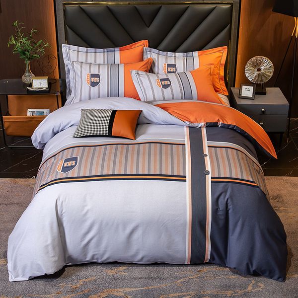 

2021 large version pure cotton four piece set of pilling and non fading bedding