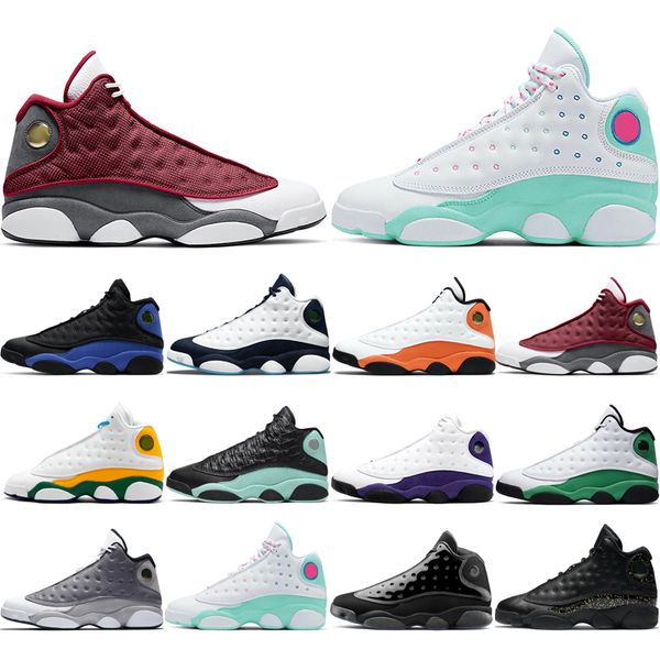

sale man basketball shoes 13s atmosphere grey aurora green cap and gown gold glitter hyper royal island lakers lucky obsidian playground red