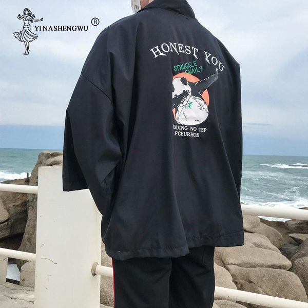

kimonos cardigan men japanese traditional kimono yukata robe women femme loose thin coat beach casual shirt japan ethnic clothing, Red