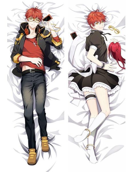 

pillow case game mystic messenger 707 luciel choi dakimakura male design otaku hugging body long throw bedding cover