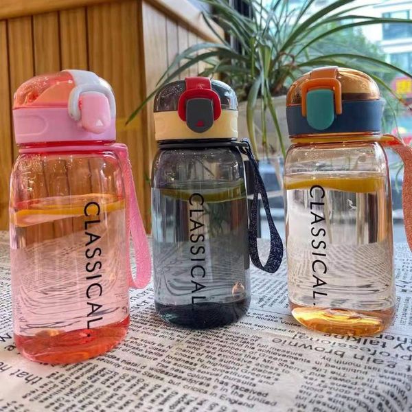 

water bottle sports bottles gym leak-proof drop-proof portable shaker mug outdoor travel kettle plastic drink cup bpa 2021