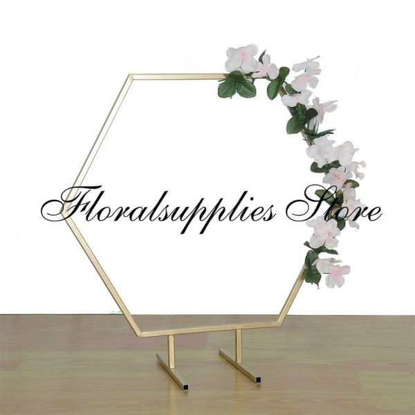 

party decoration 10pcs metal stand for floral arrangement gold vase floristic wedding decor table centerpiece arch