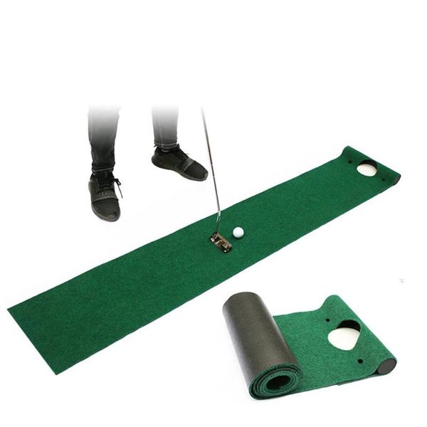 

golf training aids 183 * 31cm putting trainer mat professional portable mini green indoor and outdoor tools