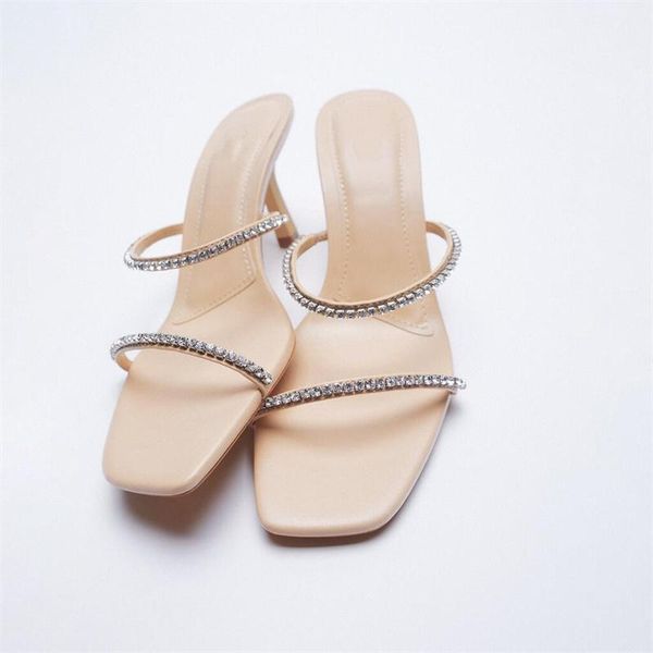 

dress shoes 2021 summer female wedges black square toe rhinestone accessories high-heeled sandals