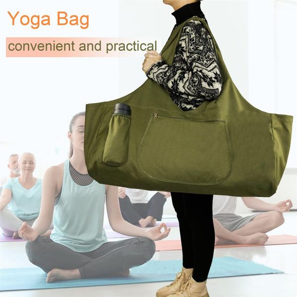 

storage bags large yoga mat bag duffel tote carrier with pockets full zipper multi-functional gym fitness
